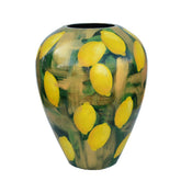 Handbeschilderde Vaas Kander M lemon