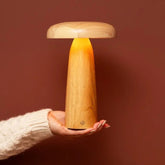 Lennart Houten Tafellamp – Oplaadbare, dimbare en draadloze verlichting