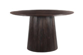 Eettafel Salvator Walnut Rond 130 cm Livingfurn