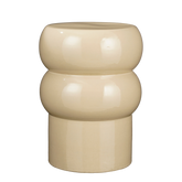 Vendi Bijzettafel - H44 x Ø32 cm - Keramiek - Crème