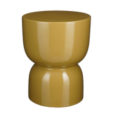 Stage Bijzettafel - H45 x Ø35 cm - Cement - Geel