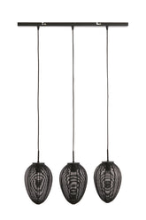 Ceiling lamp Yaelle - Black - 80x20x33cm - 3L