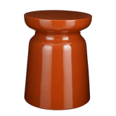 Stage Bijzettafel - H45 x Ø35 cm - Cement - Oranje