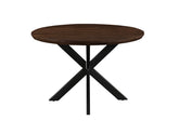 Eettafel Jesper Round Bruin 120 cm Livingfurn