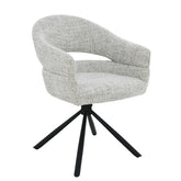 Eetkamerstoel Linn Bisque Beige Draaibaar (Set van 2) Livingfurn