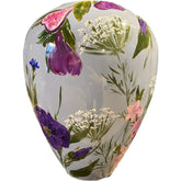 Handbeschilderde Vaas Kander summer flower blue