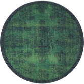 Vloerkleed Yves Rond Groen ø120 cm