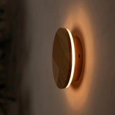 Lou lichtbruine draadloos wandlicht - oplaadbaar en dimbare aanraakregeling - 2700K warm licht