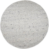 Vloerkleed Steve Licht Grijs Rond ø200 cm