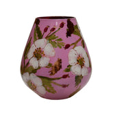 Handbeschilderde Vaas Tasman M rosehip pink Ø26 x H28 cm