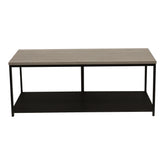 Sidetable Laco Beige Marmer Taupe Metaal 100 cm PTMD