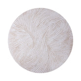 Wandpaneel Wiktor Wit Swirl Rond 120 cm PTMD