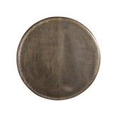 Wandpaneel Jowad Antiek Goud Aluminium Ribbel Ø80 cm PTMD