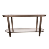 Sidetable Yozan Bruin Spiegel Metalen Poten 160 cm PTMD