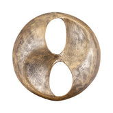 Wandpaneel Deuie Goud Aluminium Rond 70x70 cm PTMD