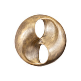 Wandpaneel Deuie Brass Aluminium Rond 45 cm PTMD