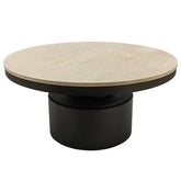 Salontafel Bregt Beige Marmer Rond – PTMD