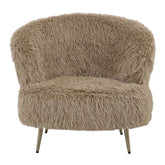 Fauteuil Franklyn Bruin Harig PTMD