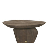 Salontafel Harshad Ovaal Mangohout Donkerbruin PTMD