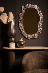 Spiegel Kariss Bronze Aluminium Ovaal 84x62 cm PTMD