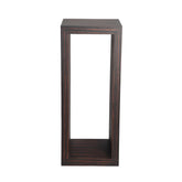 Zuil Tiess Bruin Open Rechthoek 85 cm PTMD