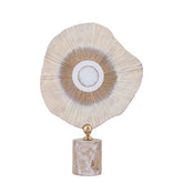 Beeld Rella Beige Gegoten Aluminium Marmer Steen L PTMD