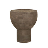 Bijzettafel Erno Brown Mangohout Rond PTMD