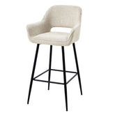 Barstoel Fallon Opulence Crème Zithoogte 75 cm PTMD (set van 2)