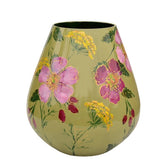 Handbeschilderde Vaas Tasman M rosehip green Ø26 x H28 cm