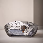 Deken TECKEL - omkeerbare deken met teckelmotief