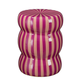 Skipper Bijzettafel - H44 x Ø32 cm - Keramiek - Paars