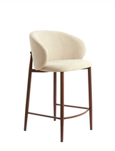 Barkruk Aluko Crème+Bruin Light & Living set van 2
