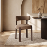 Eetkamerstoel Rose - Taupe (set van 2) Livingfurn
