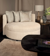 Fauteuil Fayen Crème Met 5 Kussens PTMD