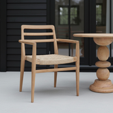 Tuinstoel Verano Teakhout Armleuningen Raw Materials (set van 2)