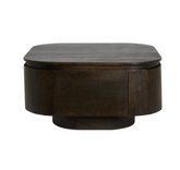 Salontafel RYMA 80 x 80 x 40 cm Chocoladebruin Light & Living