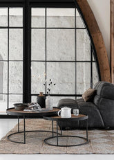 Table basse Mercurius NATURAL, ensemble de 2