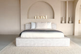 Ontwerpbed Adore Element 140x200 Beige - Met Matras