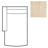 Sofá chaise longue Animo con brazo izquierdo en Texarm Beach.