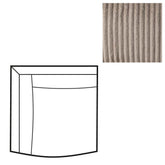 Animo sofa with armrest Left Texarm Taupe