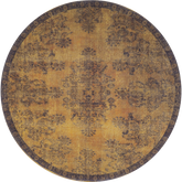 Vloerkleed Yves Rond Oker ø200 cm