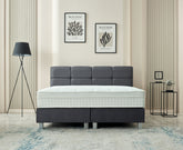 Boxspring Life Velvet Anthracite 140x200