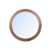 Spiegel Channel Natural Rond Dennenhout 100 cm PTMD