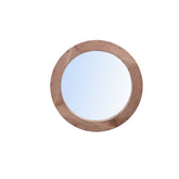 Spiegel Channel Natural Dennenhout Rond 60 cm PTMD