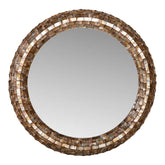 Spiegel Chelsae Bronze Shell Rond 82 cm PTMD