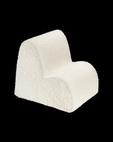 Nube de crema blanca silla