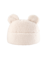 Crème Blanc Teddy Pouch