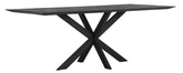 Mesa de comedor Curvas rectangular NEGRO