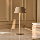 Milou Koala Brown - tafellamp zonder kabel L Modern, Design & 3 Light Modi