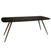 PTMD Fieron Black Ovale Eettafel 240cm - Zwart Acaciahout